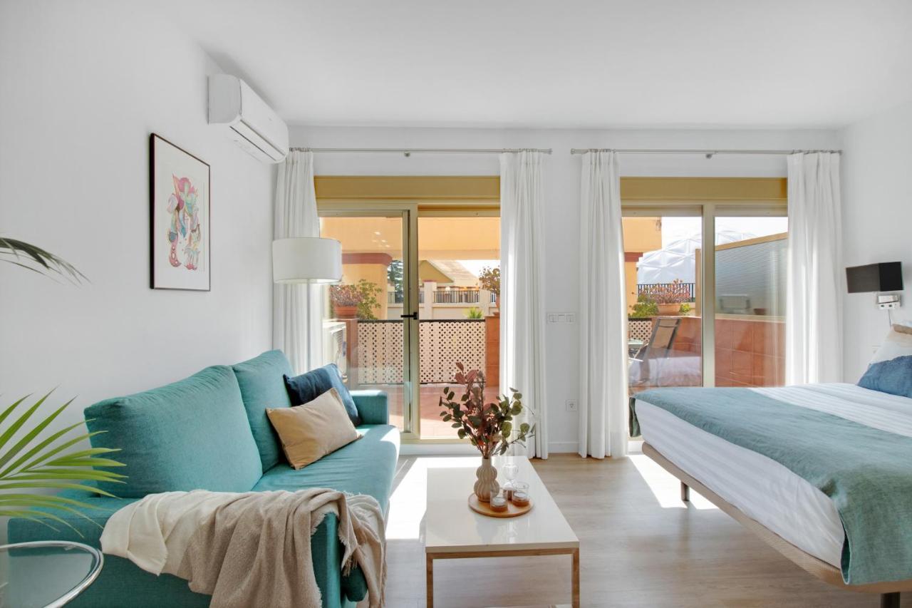 Modern Beach Apartment Romana Playa 723 In Marbella, Elviria Eksteriør billede