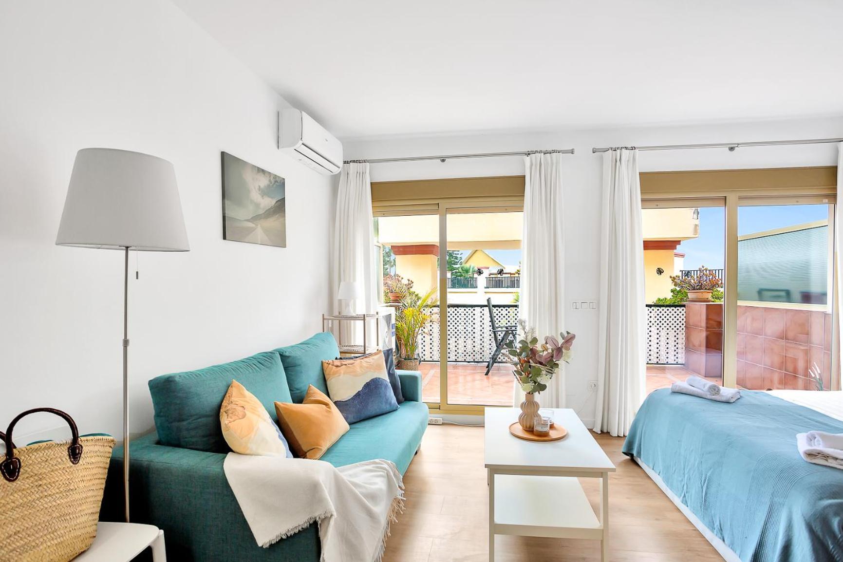 Modern Beach Apartment Romana Playa 723 In Marbella, Elviria Eksteriør billede